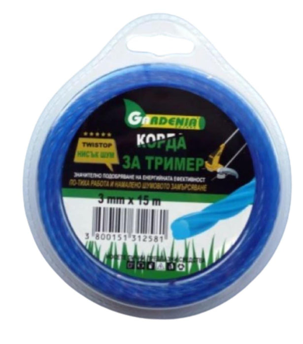КОРДА ЗА ТРИМЕР 3 ММ х 15 М ДЕТЕЛИНА