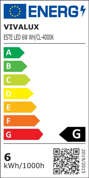 LED ПАНЕЛ 6W IP20 4500K Ф120