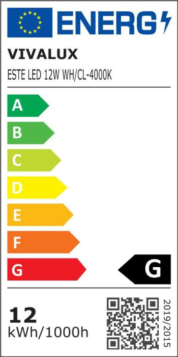 LED ПАНЕЛ 12W IP20 4000K Ф180