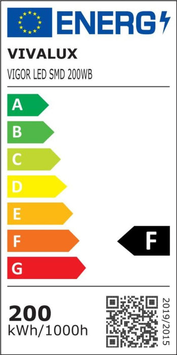 LED ПРОЖЕКТОР, 230V, IP66,200W/B, ЧЕРНО