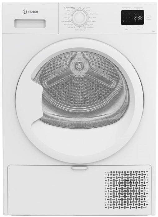 Сушилня Indesit C YSD 72D WW EE + Аксесоар за сушилня Meliconi SOFT WOOL 621026 вълнени топки