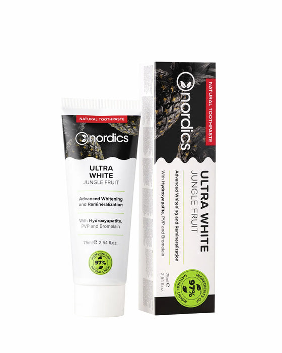 Натурална реминализираща паста за зъби Ultra White, 75 ml