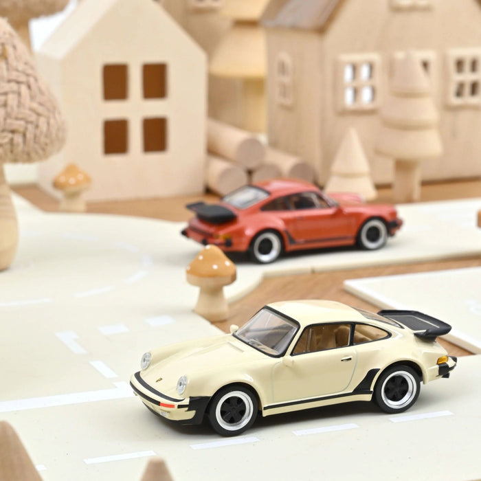 Колекционерски модел Norev Ретро: Автомобили - Porsche 911 Turbo (Beige) (1978)