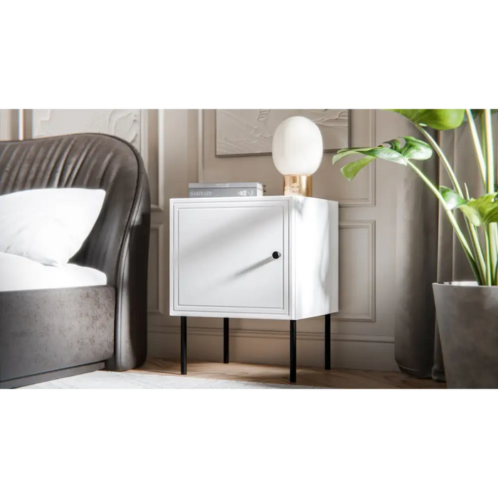 Нощно шкафче 2 бр PALAZZO BIS 45x39xH59 бял мат