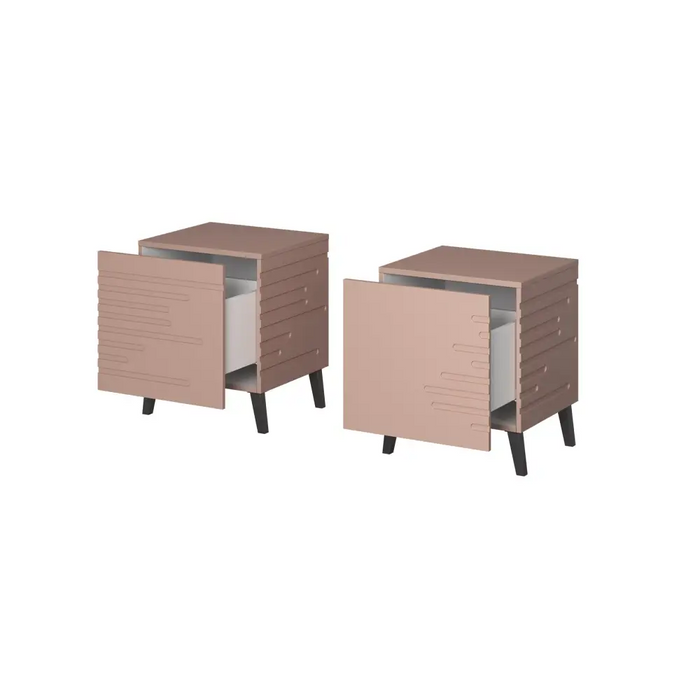 Нощно шкафче Cama NOVA 44x40x52 розов мат