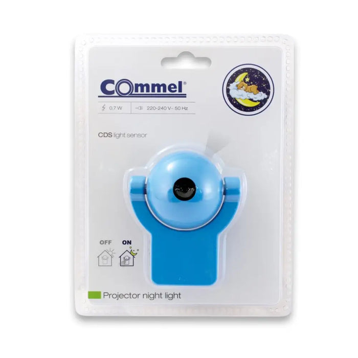 НОЩНА ЛАМПА ПРОЕКТОР С ФОТОКЛЕТКА COMMEL