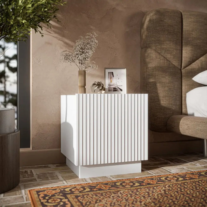 Нощно шкафче Cama 2 бр. LIVERTI 45x42x47 бяло