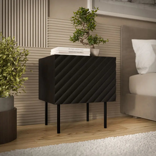 Нощно шкафче Cama LUCCA 2 бр. 47x40x52 черно