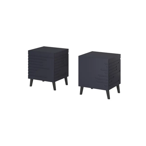 Нощно шкафче NOVA 44x40x52 тъмносин мат