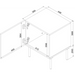 Нощно шкафче 2 бр PALAZZO BIS 45x39xH59 бял мат