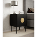 Нощно шкафче 2 бр. PALAZZO 44.5x40x59 черен + дъб крафт