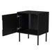 Нощно шкафче Cama INSERTO 2 бр. 50x40x61.5 см черно + LED
