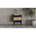 Нощно шкафче Cama INSERTO 2 бр. 50x40x61.5 см черно + LED