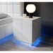 Нощно шкафче Cama REJA бял гланц/бял гланц