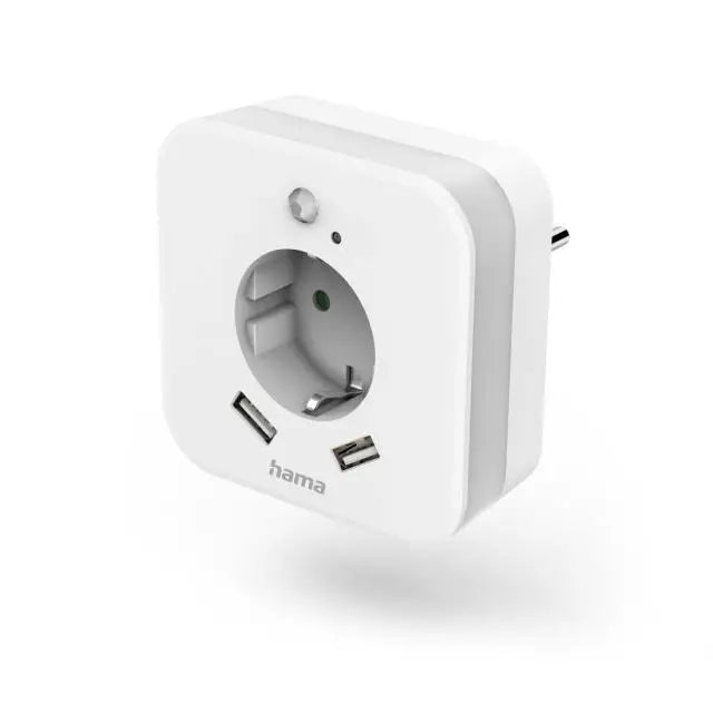 Нощна лампа с контакт HAMA USB 2.4 A 2