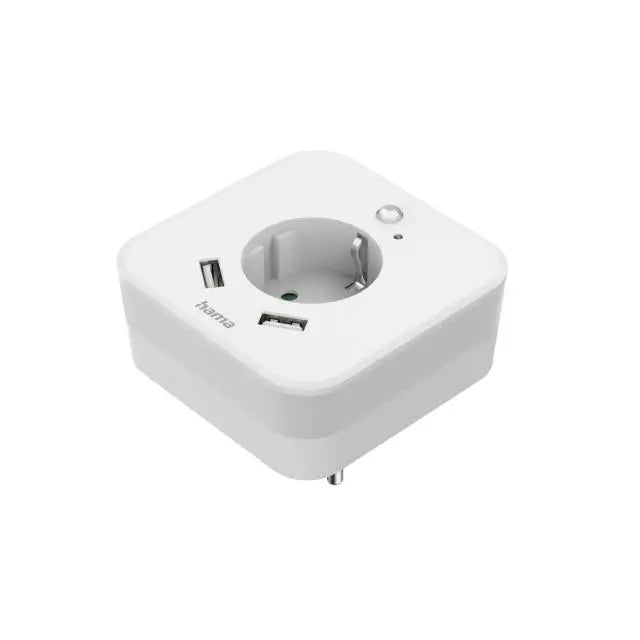 Нощна лампа с контакт HAMA USB 2.4 A 2