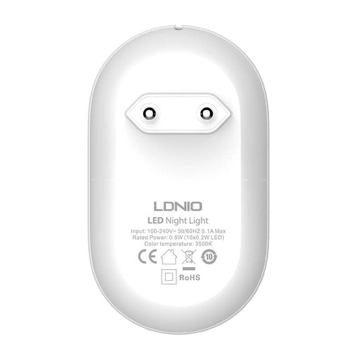 Нощна лампа със сензор Ldnio Y2 3500K 100-240V ~50/60Hz