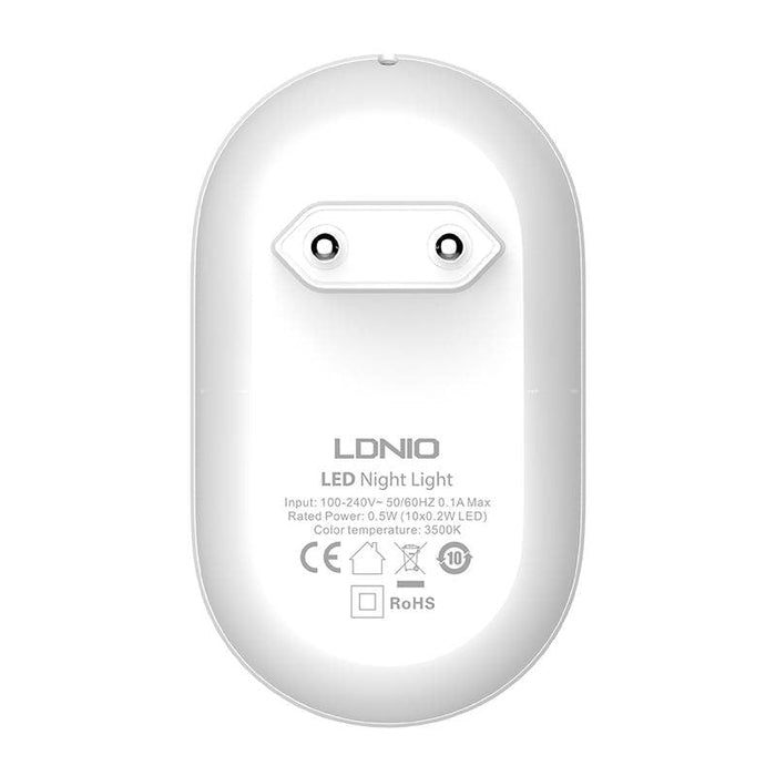 Нощна лампа със сензор Ldnio Y2 3500K 100-240V ~50/60Hz