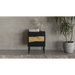 Нощно шкафче Cama INSERTO 2 бр. 50x40x61.5 см черно + LED