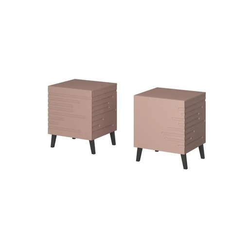 Нощно шкафче Cama NOVA 44x40x52 розов мат