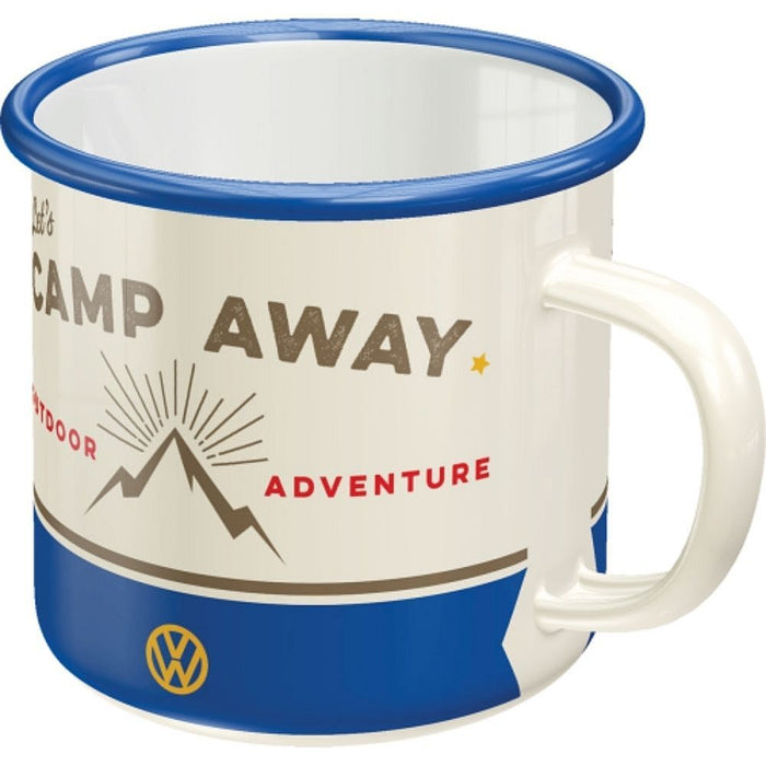 Емайлирано канче Nostalgic Art VW - Let's Camp Away
