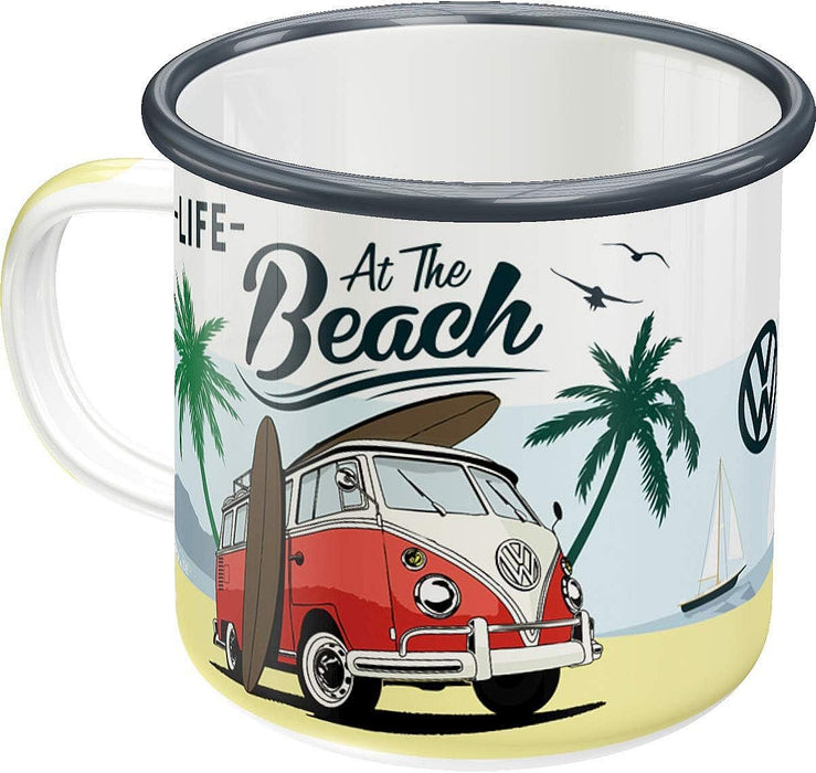Емайлирано канче Nostalgic Art VW - Beach