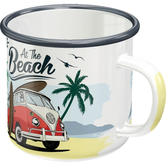 Емайлирано канче Nostalgic Art VW - Beach