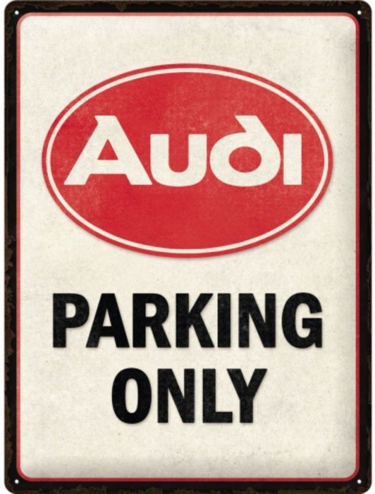 Метална табелка Nostalgic Art Audi - Parking Only