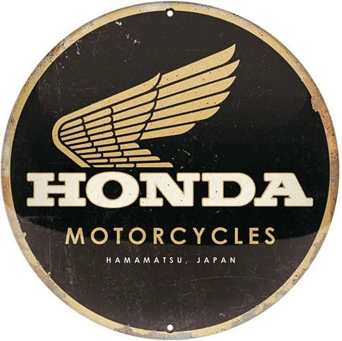Кръгла табелка Nostalgic Art Honda - Logo