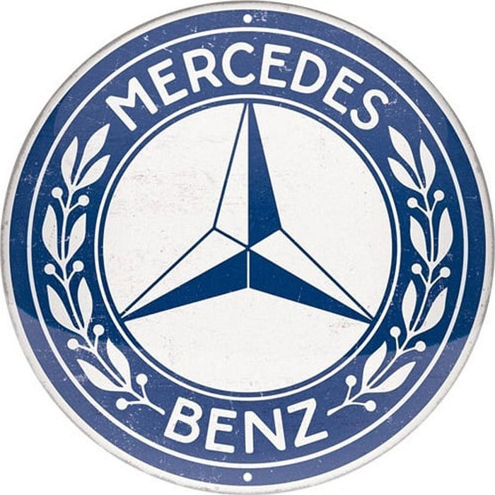 Кръгла табелка Nostalgic Art Mercedes - Logo