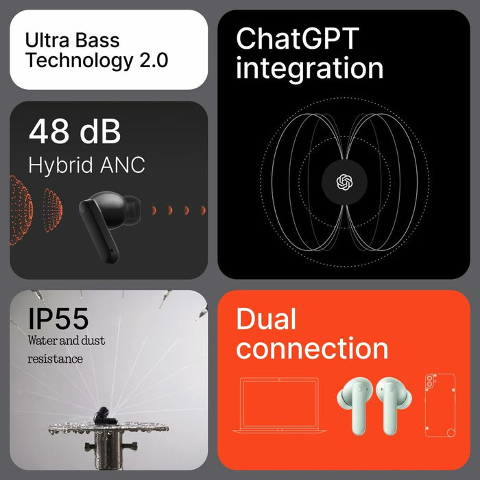 Слушалки Nothing A10600099 Зелен