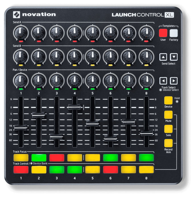 Аудио контролер Novation - Launch Control XL MKII, черен