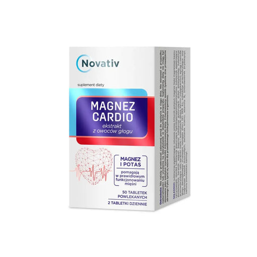 Novativ Magnesium Cardio 50 филмирани табл