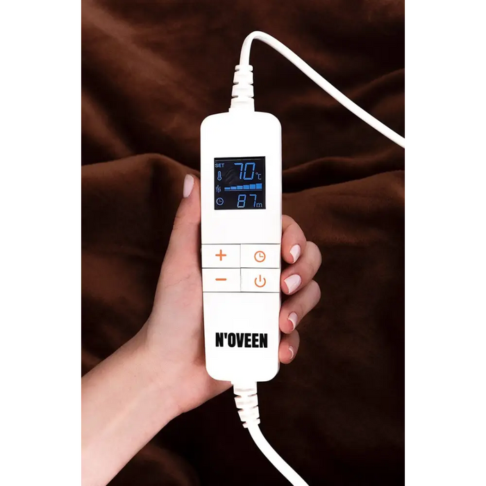 NOVEEN ЕЛЕКТРИЧЕСКО ОДЕЯЛО EB655 КАФЯВО СУПЕР МЕКО 180X130СМ