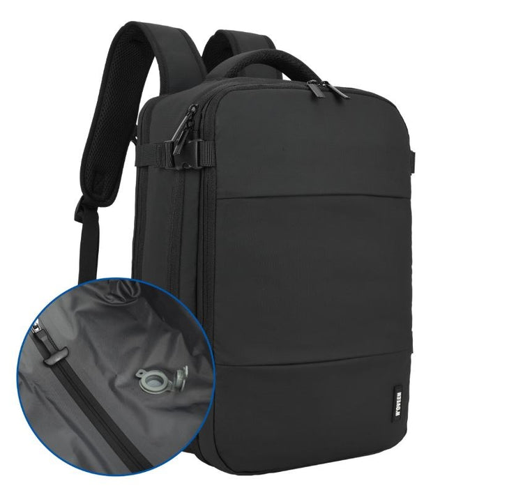 NOVEEN CTB500 Черна раница за пътуване 40x20x25 с помпа