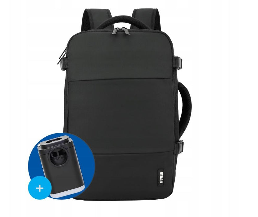 NOVEEN CTB500 Черна раница за пътуване 40x20x25 с помпа