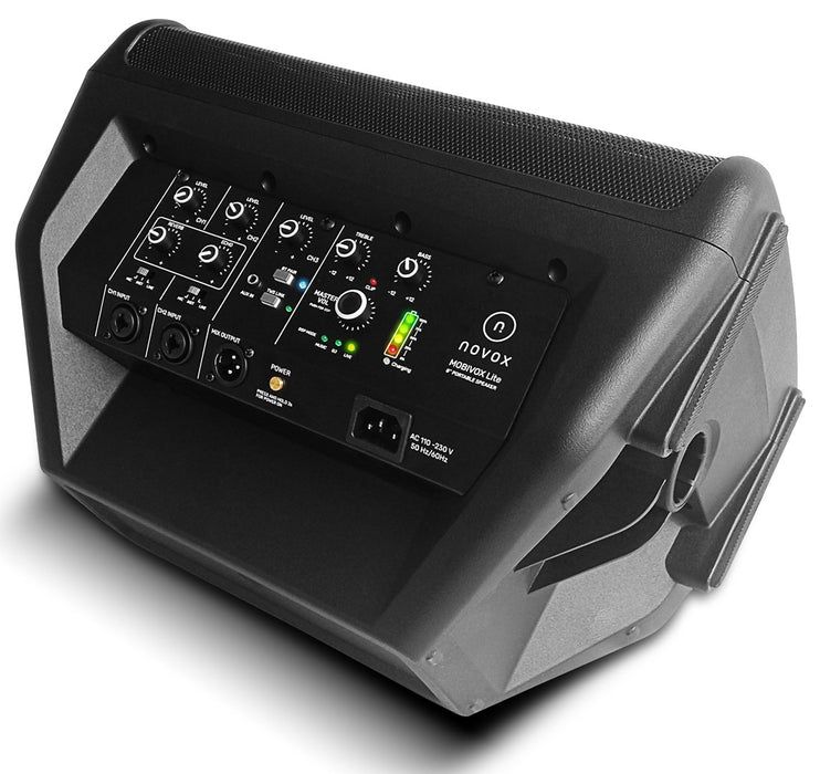 Novox MOBIVOX Lite - 300W активен високоговорител с батерии, черен