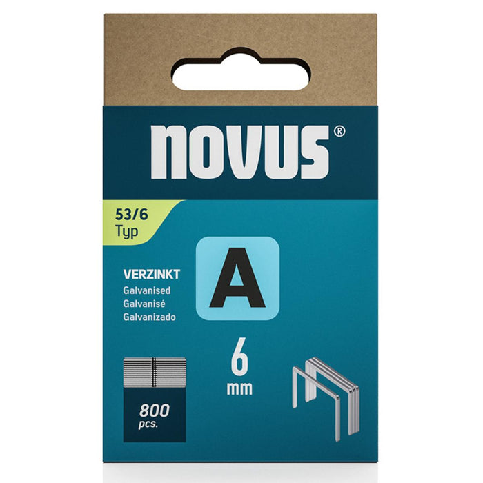 СКОБИ А53 11.3Х6ММ 800БР NOVUS