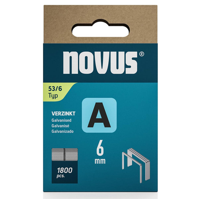 СКОБИ А53 11.3Х6ММ 1800БР NOVUS
