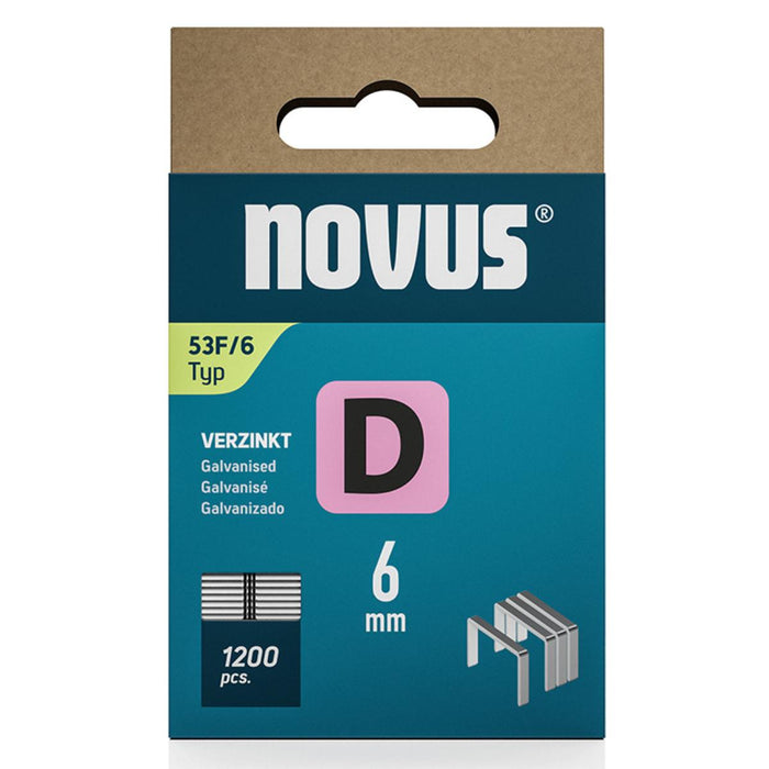 СКОБИ D53F 11.3Х6ММ 1200БР NOVUS