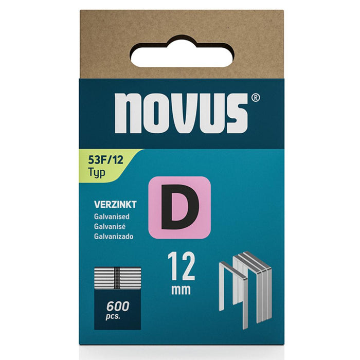 СКОБИ D53F 11.3Х12ММ 600БР NOVUS