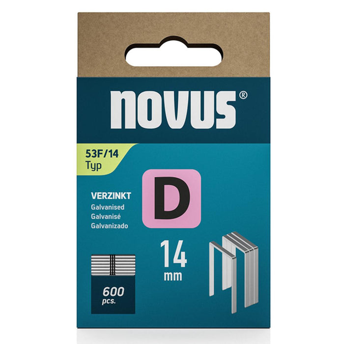 СКОБИ D53F 11.3Х14ММ 600БР NOVUS