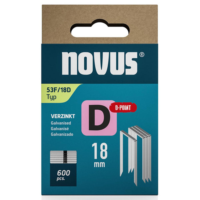 СКОБИ D53F/D 11.3Х18ММ 600БР NOVUS