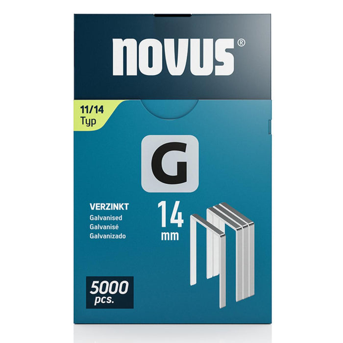 СКОБИ G11 10.6Х14ММ 5000БР NOVUS