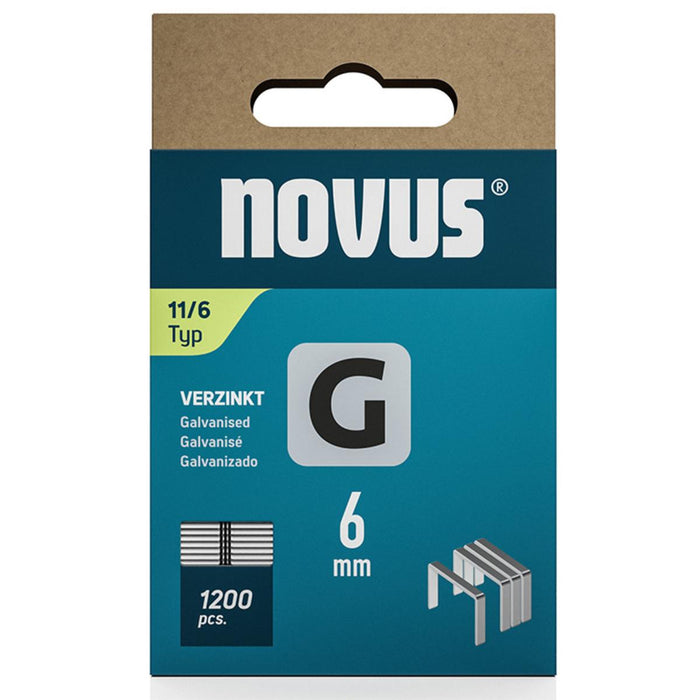 СКОБИ  G11 10.6Х6ММ 1200БР NOVUS