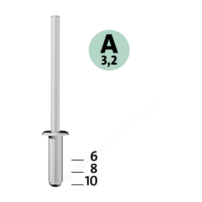ПОП-НИТ 3.2X6 MM NOVUS 30 БРОЯ