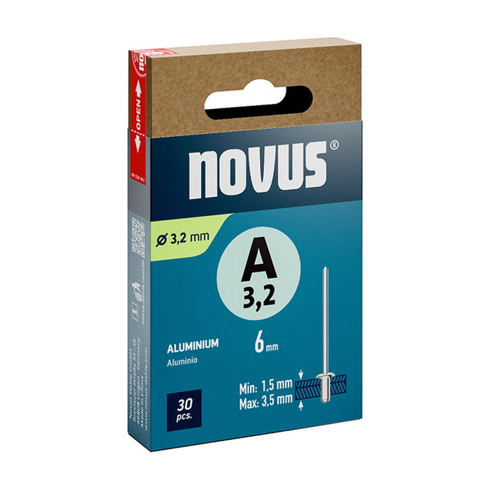 ПОП-НИТ 3.2X6 MM NOVUS 30 БРОЯ