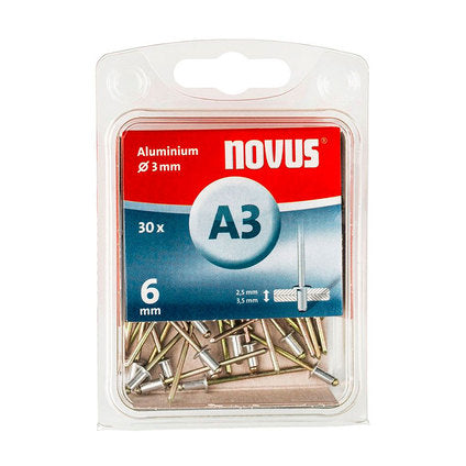 ПОП-НИТ 3X6 ММ NOVUS 30 БРОЯ