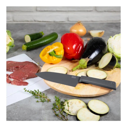 НОЖ KUHN RIKON COLORI SANTOKU СИВ