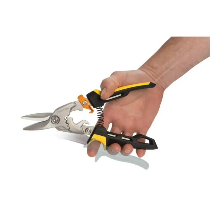 НОЖИЦА ЗА ЛАМАРИНА ПРАВО ОСТРИЕ FISKARS